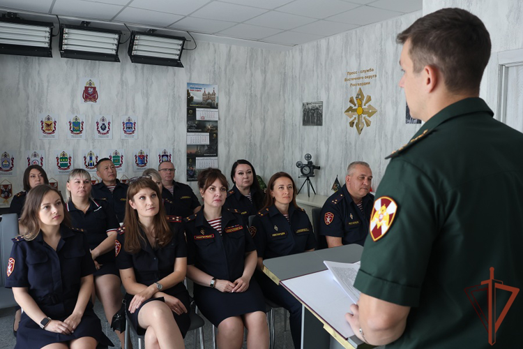 В Хабаровске прошел учебно-методический сбор с начальниками пресс-служб Восточного округа Росгвардии