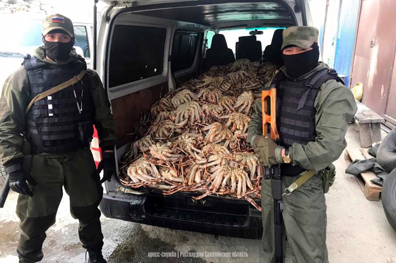 В Южно-Сахалинске задержаны браконьеры