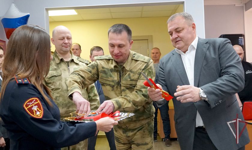 Новое служебное здание для росгвардейцев открыли в Южно-Сахалинске