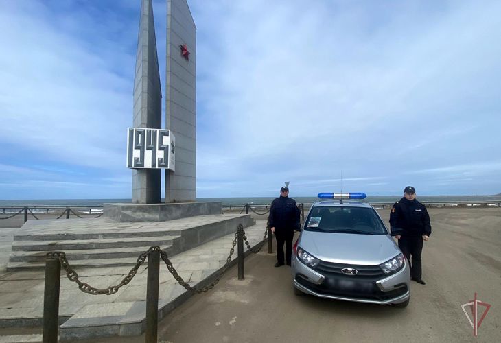 Народная победа: на Сахалине росгвардейцы отметили 9 мая