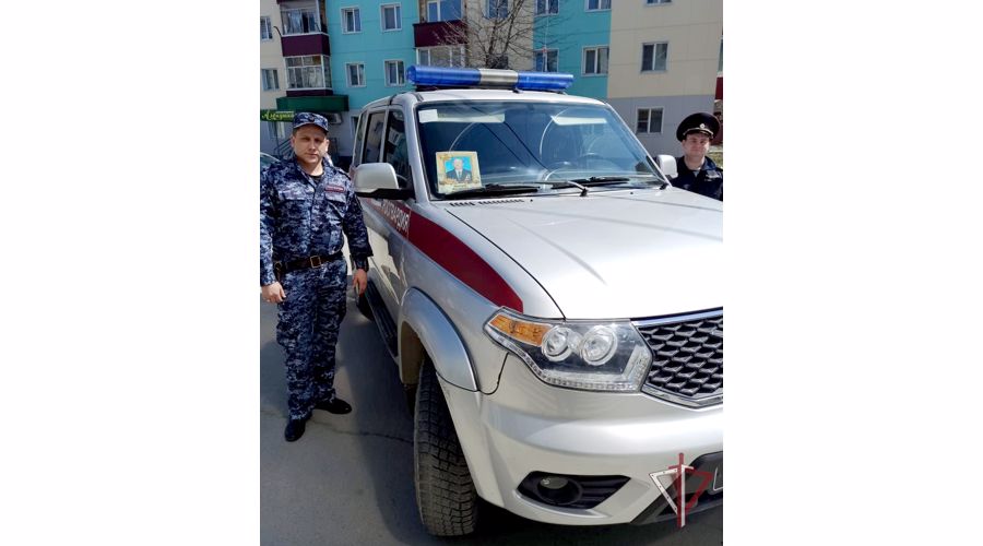 Народная победа: на Сахалине росгвардейцы отметили 9 мая
