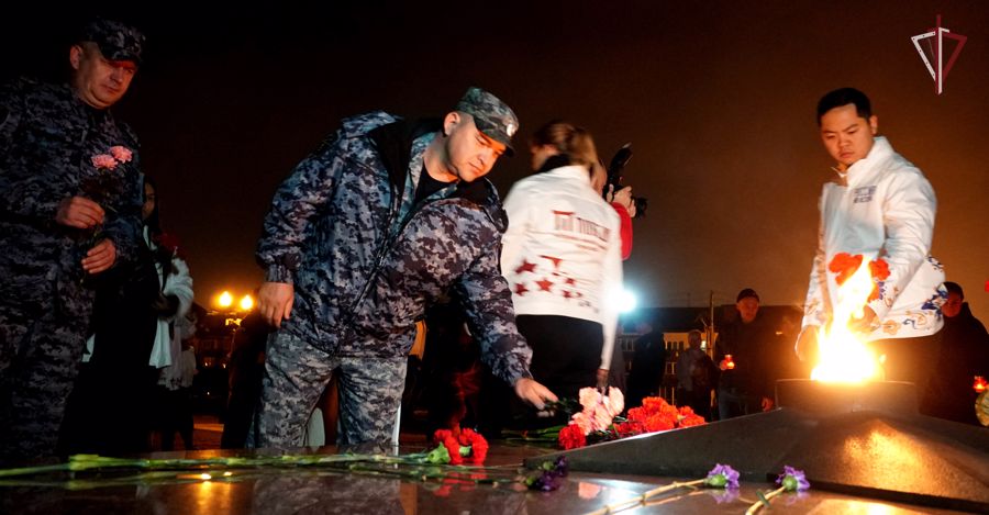 В День памяти и скорби сахалинские росгвардейцы почтили память погибших в Великой Отечественной войне