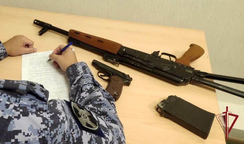  15 единиц огнестрельного оружия изъяли у нарушителей сахалинские росгвардейцы 