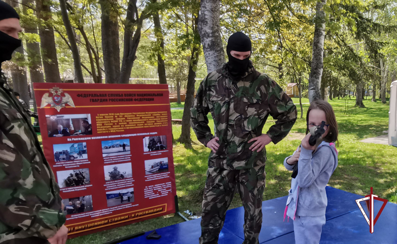 В акции «Активное лето» приняли участие сахалинские Росгвардейцы