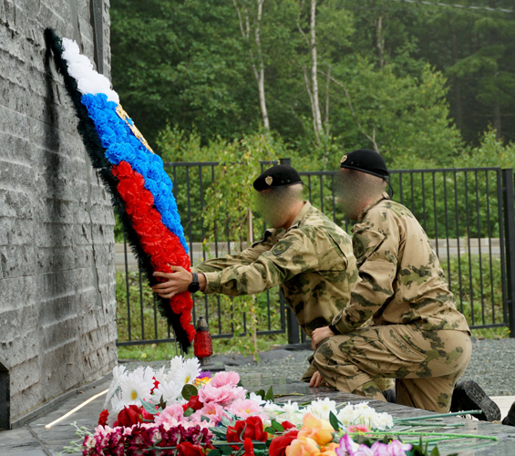 Сахалинские росгвардейцы почтили память погибших товарищей