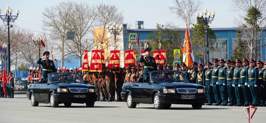 На Сахалине в мероприятиях, посвященных празднованию 80 - летия Победы в Великой Отечественной войне, приняли участие росгвардейцы