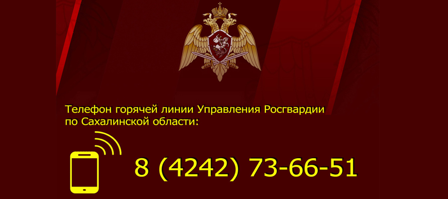 Для жителей Курильских островов Росгвардия на Сахалине открыла «Горячую линию»