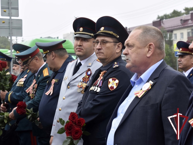 Сахалинские росгвардейцы приняли участие в мероприятиях ко Дню окончания Второй мировой войны