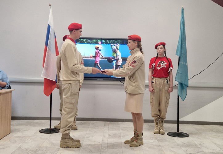 Юнармейскому отряду школы №31 Южно-Сахалинска присвоено имя героя-защитника Евгения Корочкина 