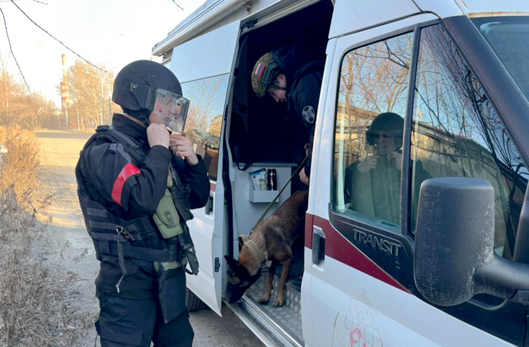 На Сахалине в антитеррористическом учении приняли участие росгвардейцы