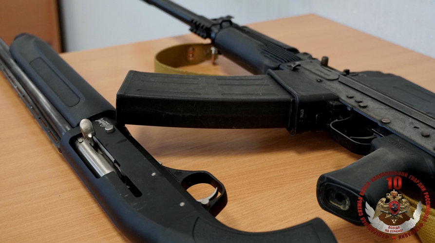 27 единиц гражданского оружия и 109 патронов изъяли росгвардейцы в ходе контрольных мероприятий