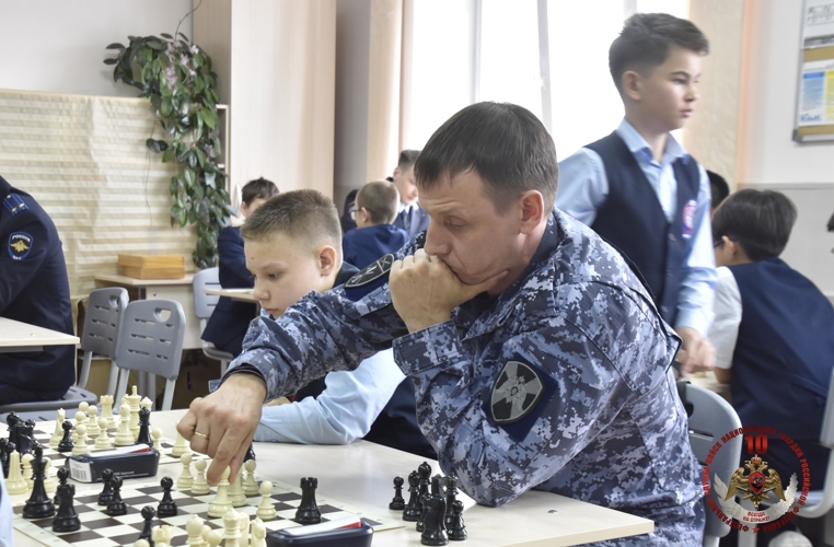 Росгвардейцы приняли участие в шахматном турнире, посвященном Дню Победы в Великой Отечественной войне
