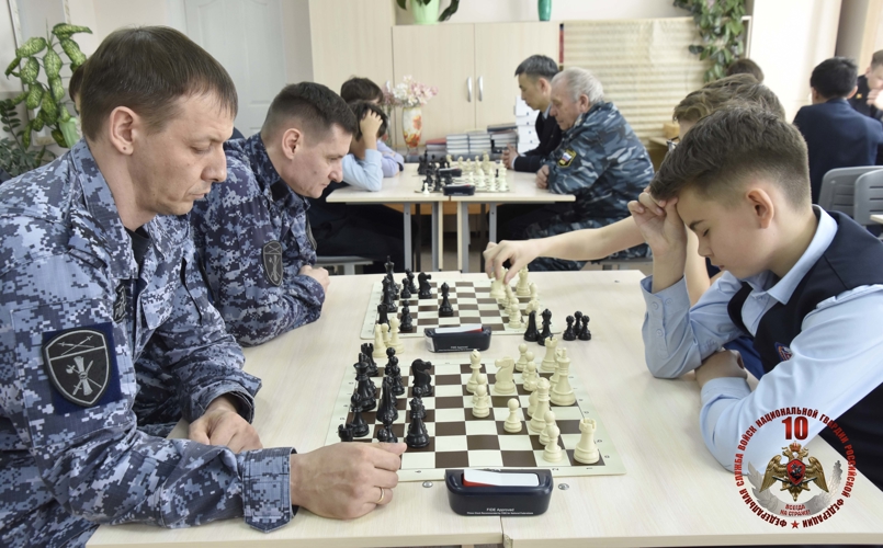 Росгвардейцы приняли участие в шахматном турнире, посвященном Дню Победы в Великой Отечественной войне