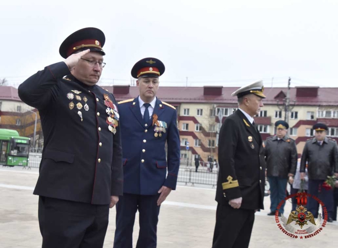  На Сахалине в торжествах, посвященных празднованию Дня Победы, приняли участие росгвардейцы 
