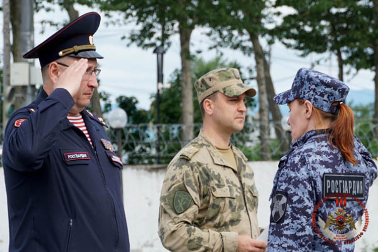 На Сахалине в региональном Управлении Росгвардии начался летний период обучения