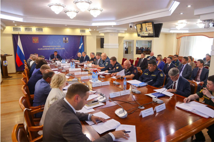 Начальник Управления Росгвардии по Сахалинской области принял участие в заседании региональной антитеррористической комиссии 